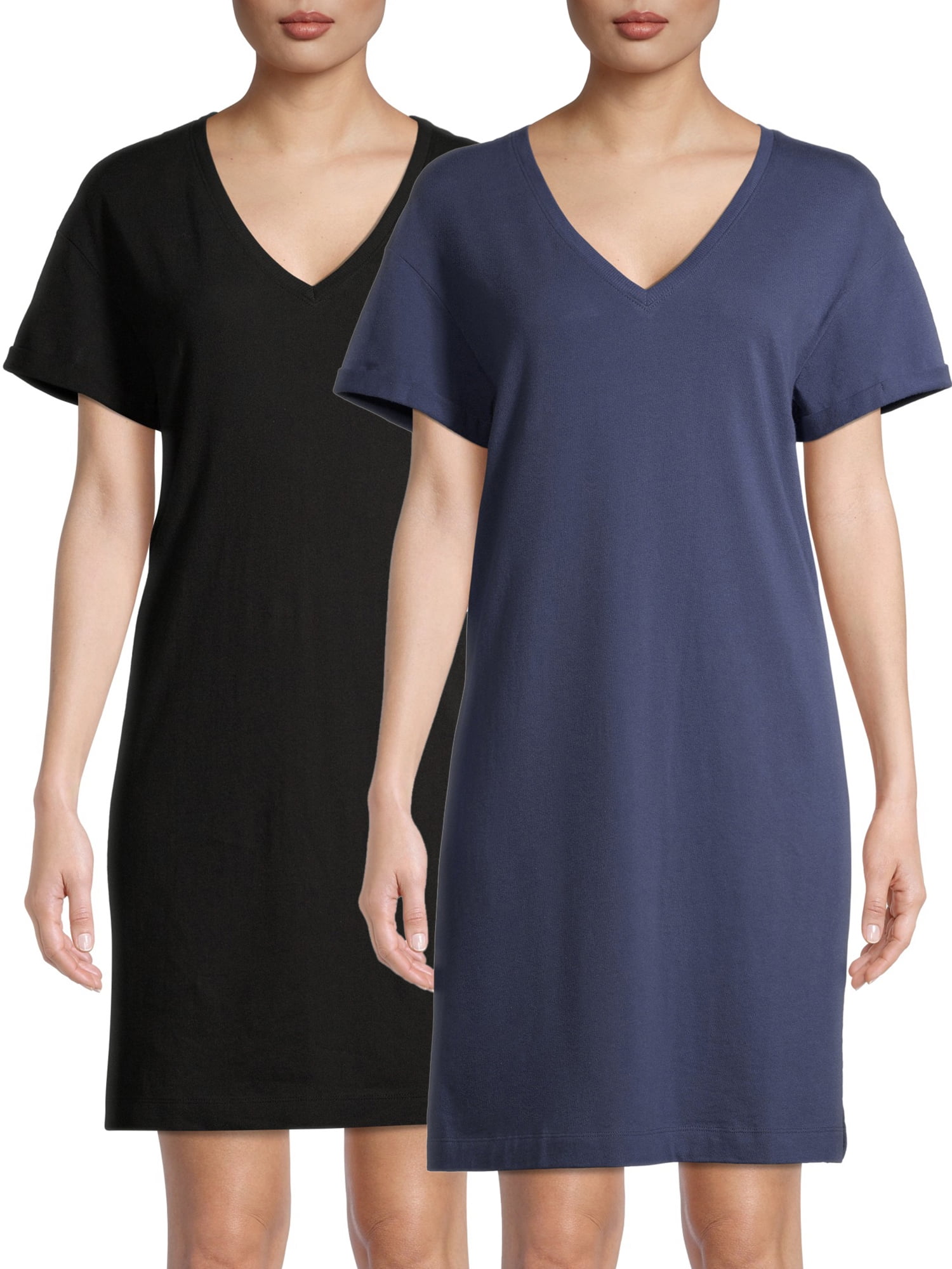 Tru Women's 2 pack T-Shirt Dress ...